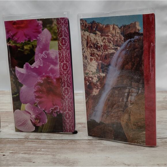Plant Themed Small Travel Journals with Slip Covers, Handmade Small Notebook - Picture 9 of 9